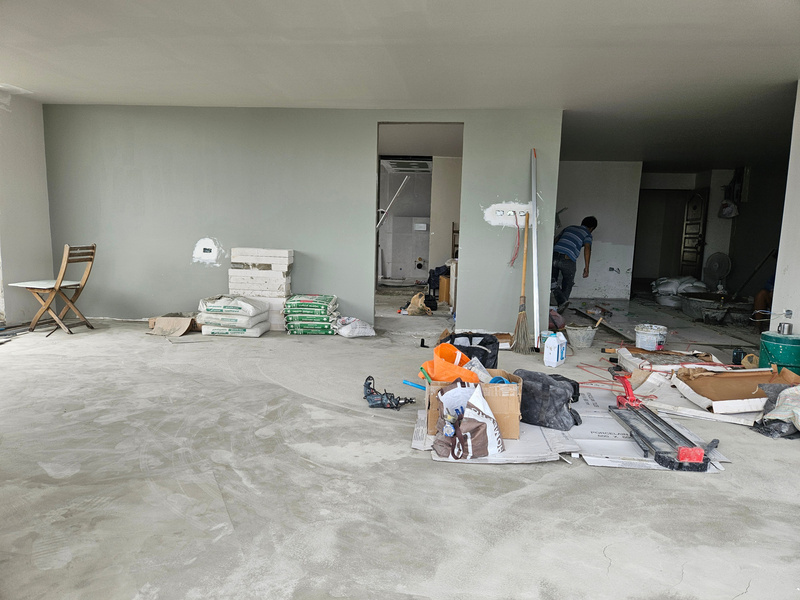 Supalai Place — Khun Pedro — สภาพพื้นที่ระหว่างการปรับปรุง