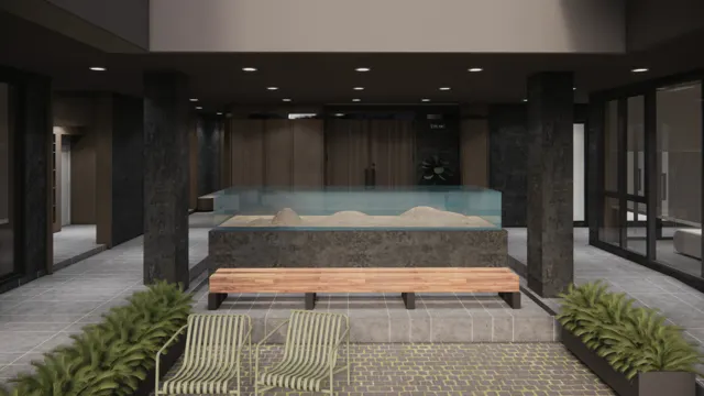 Bangpra Office — พื้นที่นำเสนอพร้อมที่นั่งแบบขั้นบันได
