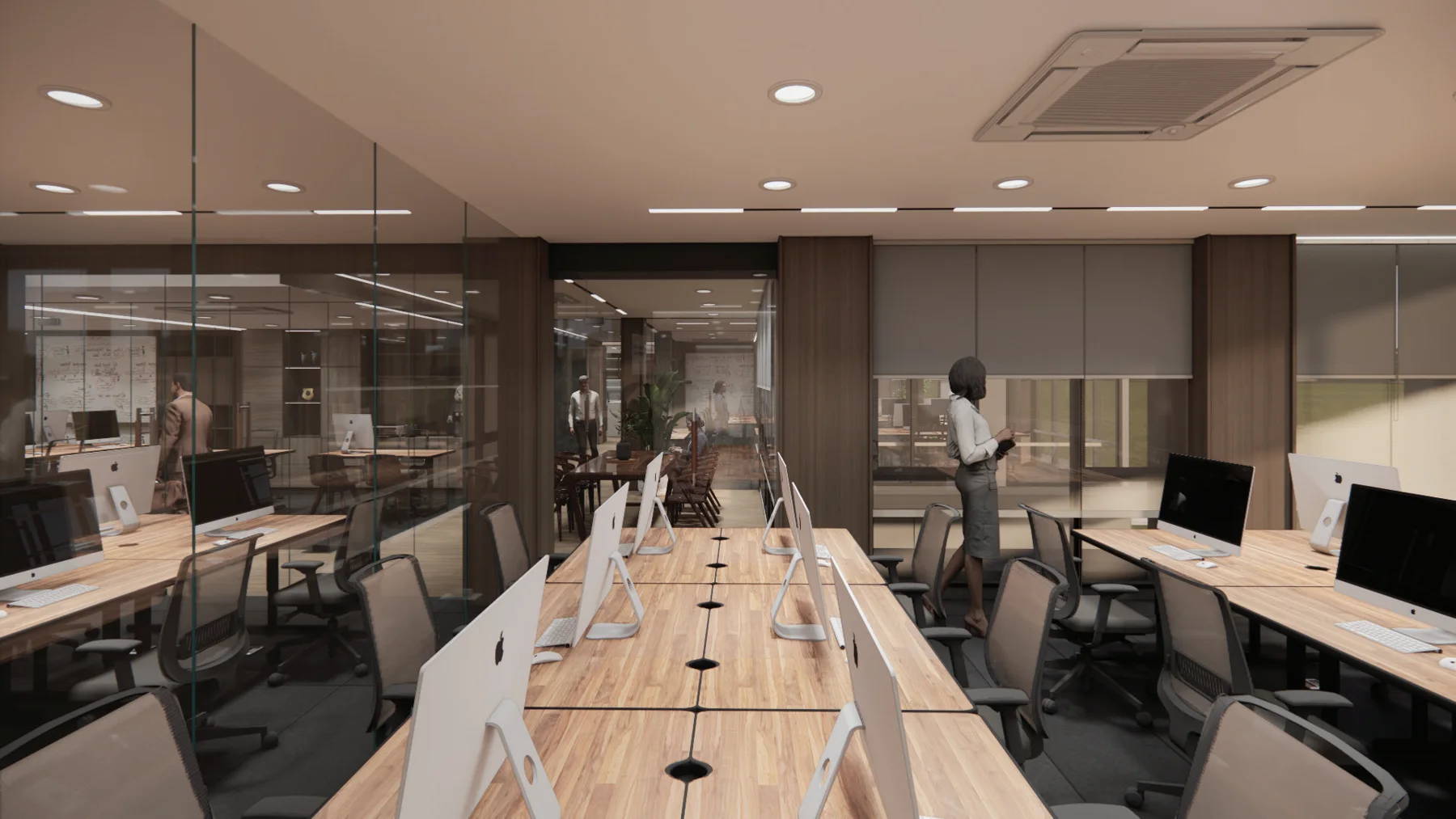 Bangpra Office — ภาพจำลองงานออกแบบ 3 มิติ มุมมอง 6