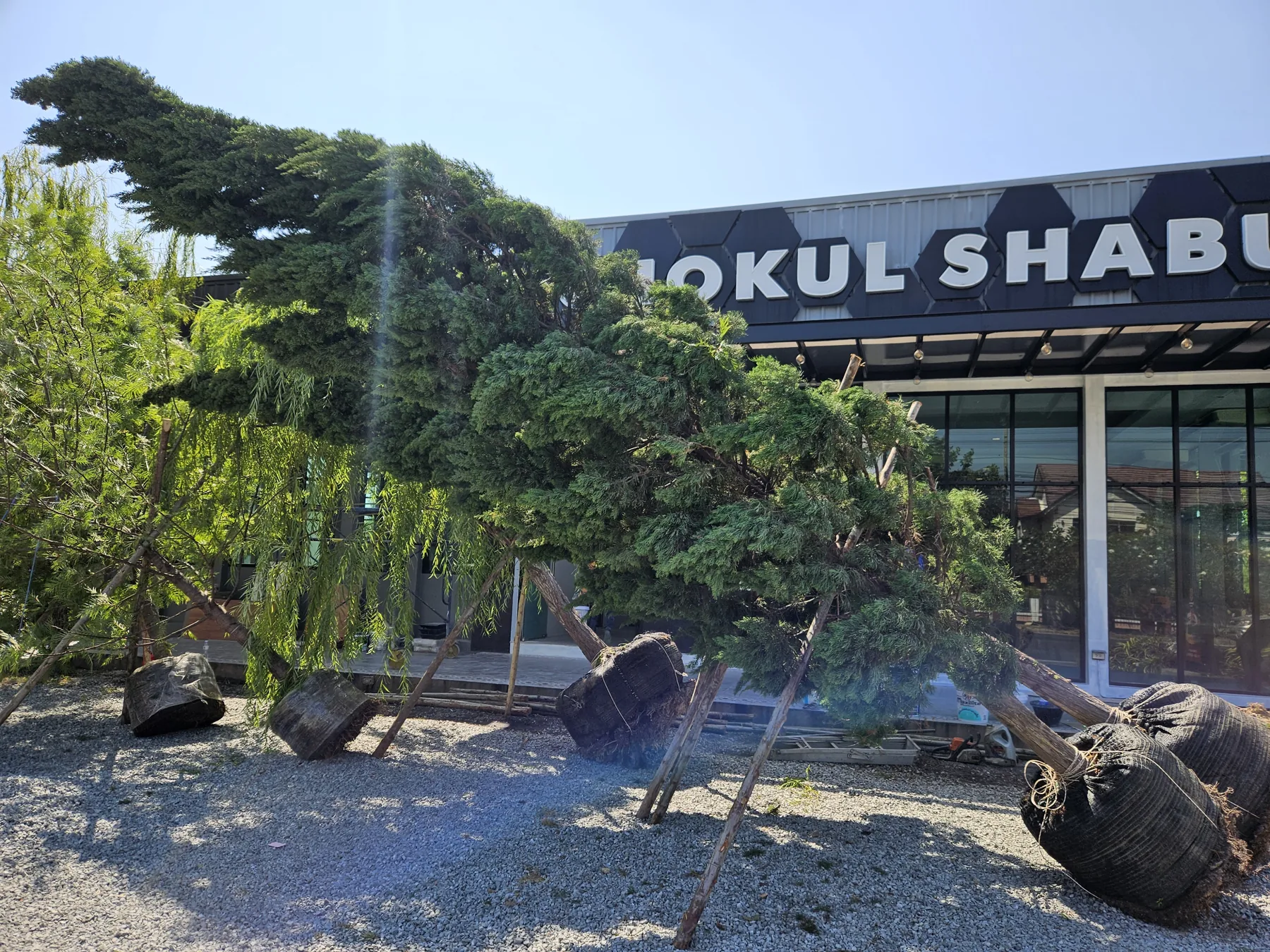 หน้าร้าน Chokul Shabu และพื้นที่ภายนอก